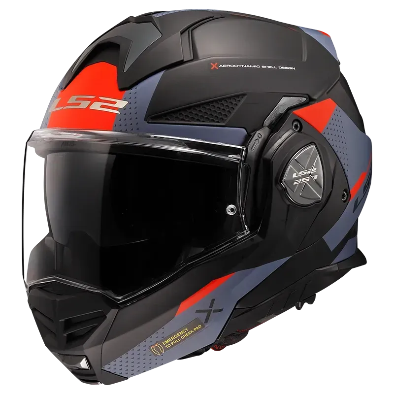 Мотошолом LS2 FF901 Advant X Oblivion Matt Black Blue XXXL