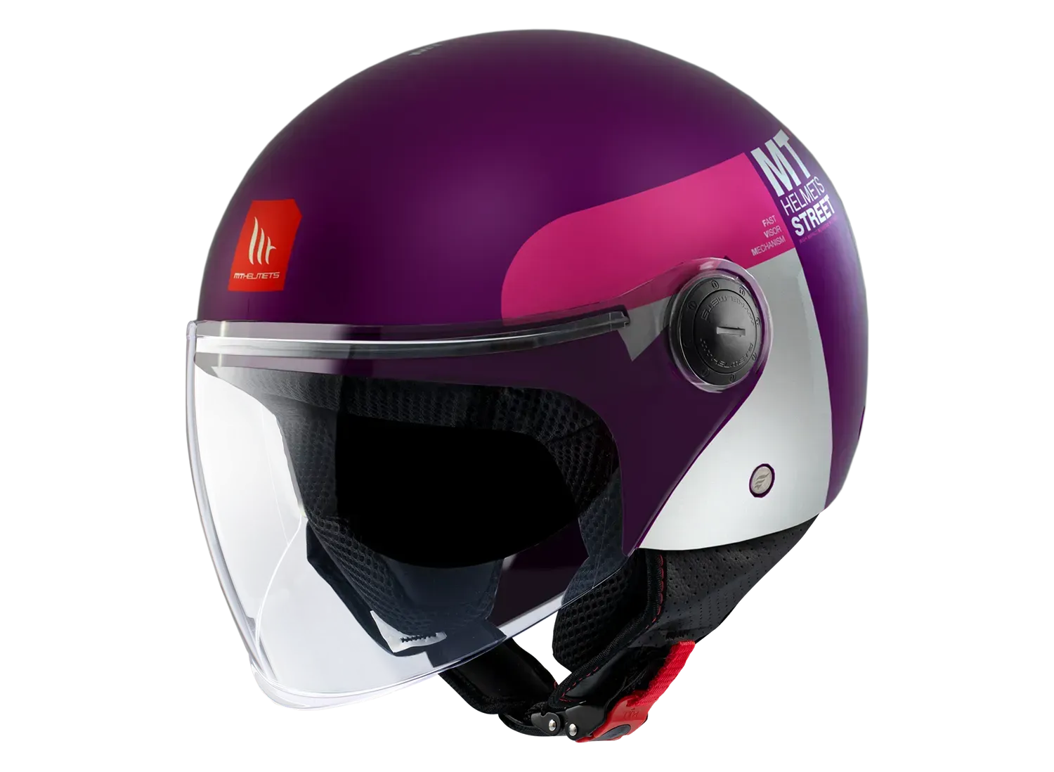 Мотошолом MT STREET S Inboard C8 Matt ECE2206 XS