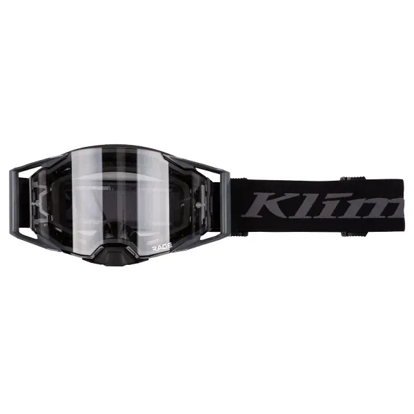 Маска кросова Klim Rage Off-Road Black Clear Lens One size