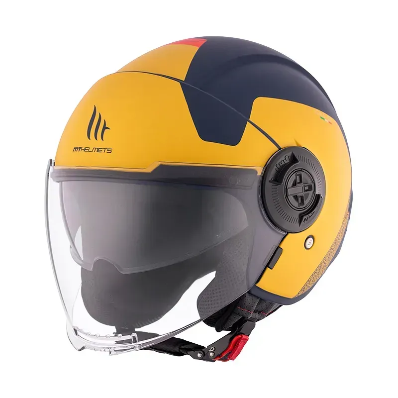 Мотошолом MT VIALE SV S Beta D3 Matt Yellow M