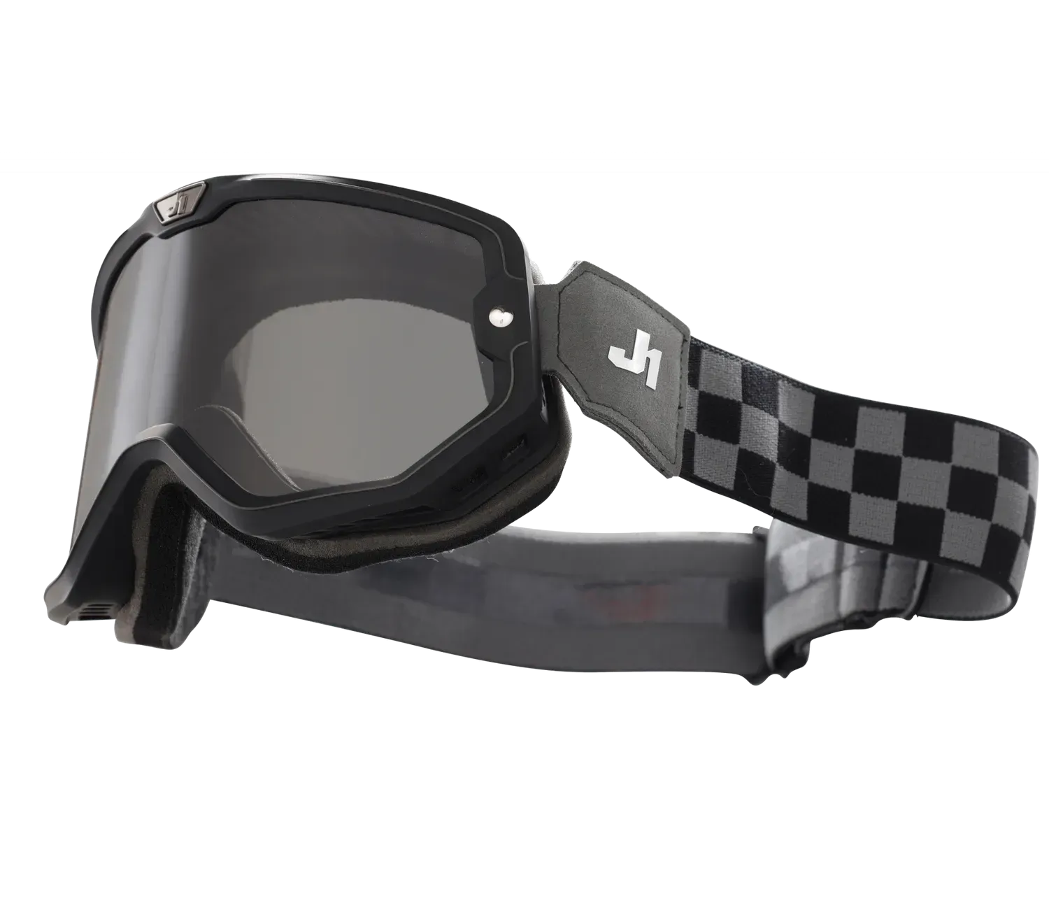 Маска кросова ретро Just1 Swing Chess Black - Grey One size