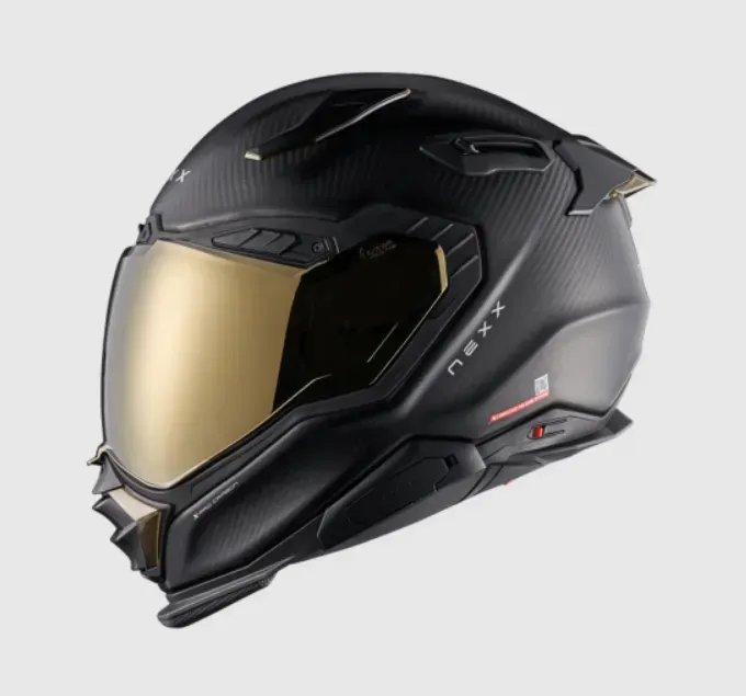Мотошолом Nexx X.WST3 ZERO PRO CARBON GOLD MT L