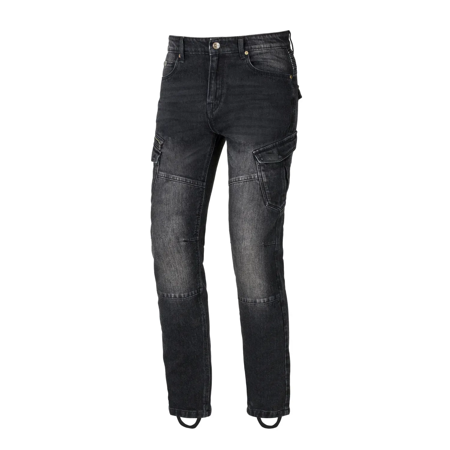 Мотоджинси одношарові SECA Badlands DYN Black W38-L32