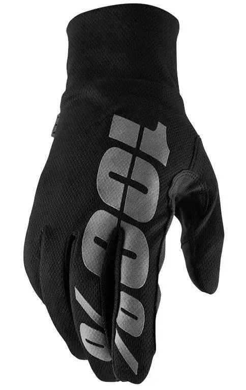 Моторукавички водостійкі RIDE 100% Hydromatic Waterproof Black L