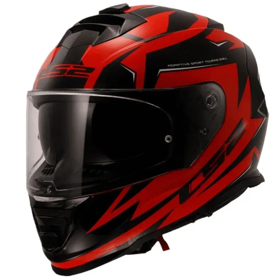 Мотошолом LS2 FF800 Storm 2 Atomik Gloss Black Red M