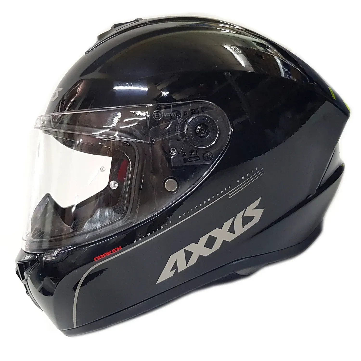 Мотошолом AXXIS DRAKEN S V.2 Solid Gloss Black L