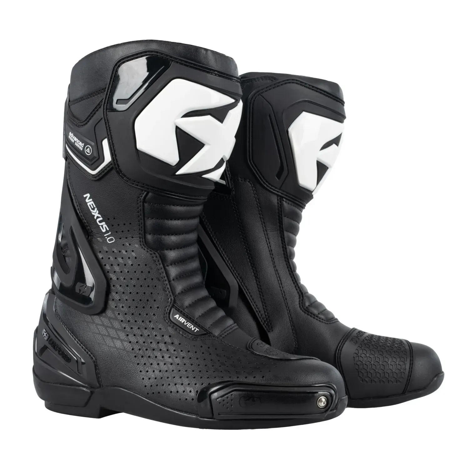 Моточеревики Oxford Nexus 1.0 Air MS Boot Blk/Wht 42