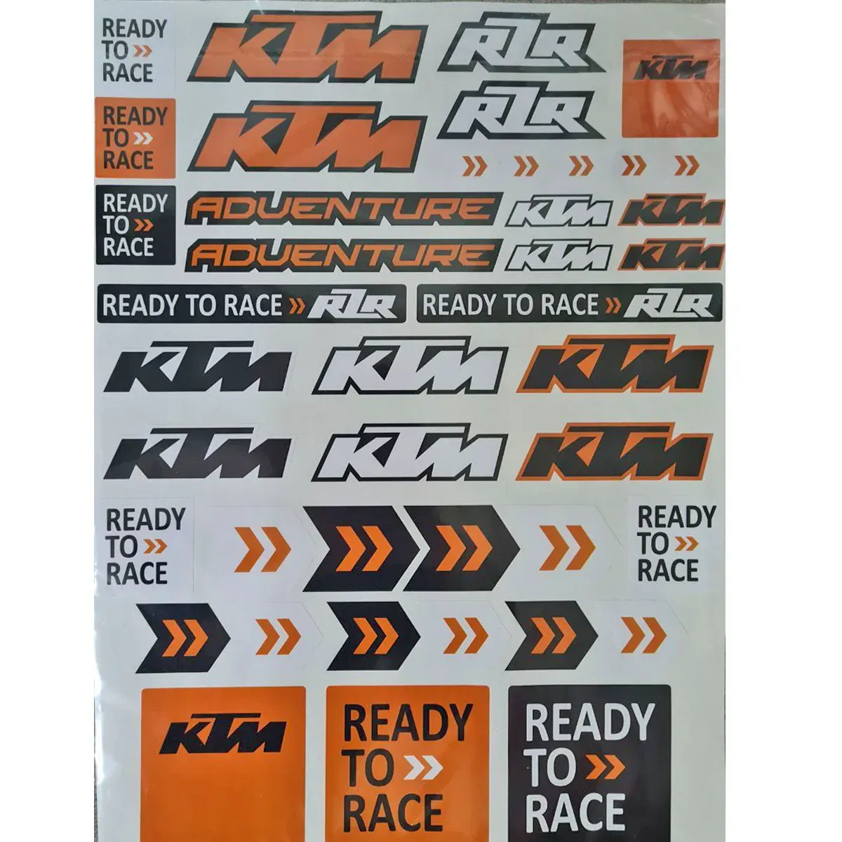 Наклейка лист А3 KTM Adventure