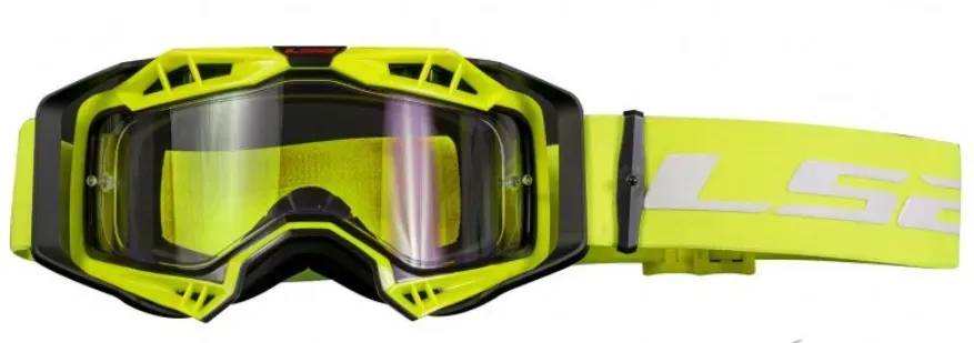 Маска кросова LS2 AURA Enduro Gold +Pinlock