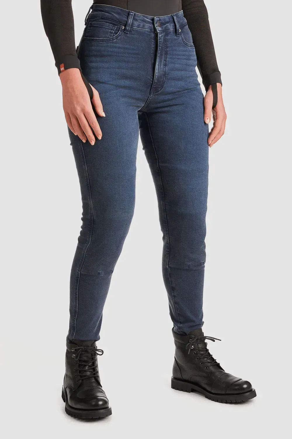 Мотоджинси одношарові PandoMoto LADY Kusari Cor 02 Blue A W30-L34