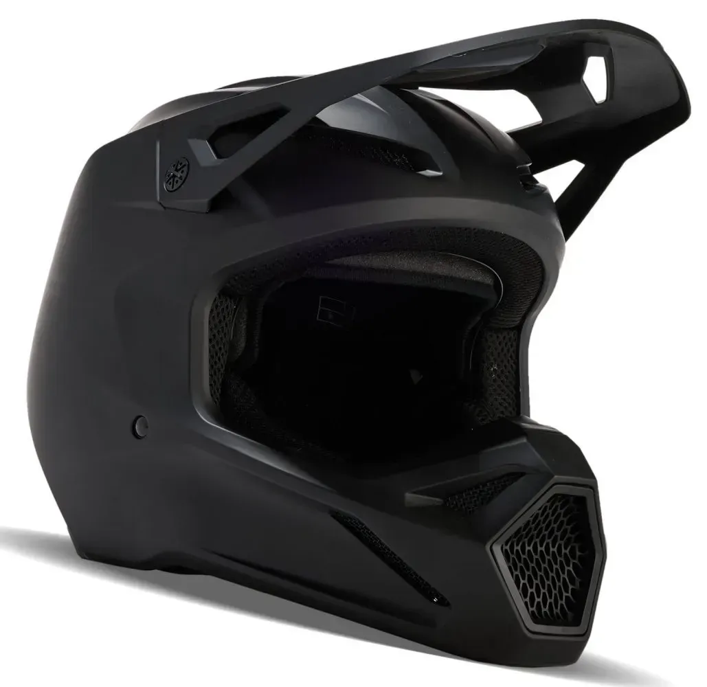 Мотошолом FOX V1 SOLID HELMET Matte Black, XXL
