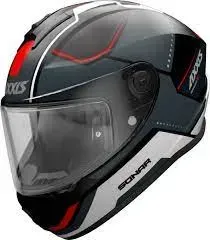 Мотошолом AXXIS DRAKEN S Sonar B15 Matt Red XXL