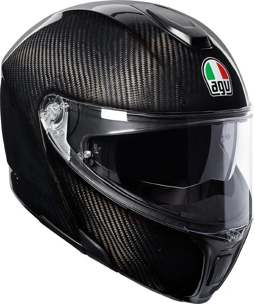 Мотошолом AGV Sportmodular Gloss Carbon S