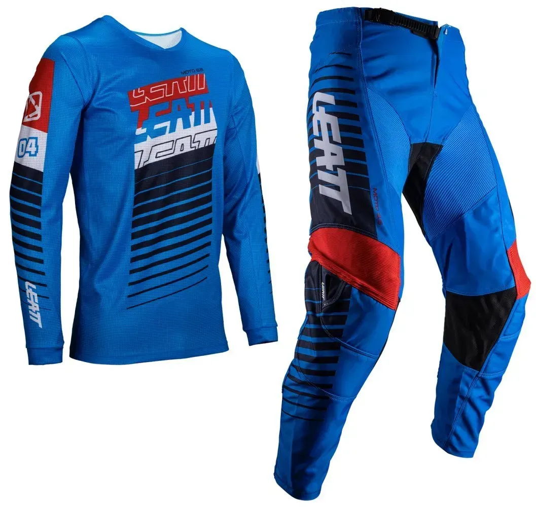 Джерсі та штани LEATT Ride Kit 3.5 Royal, 32/M