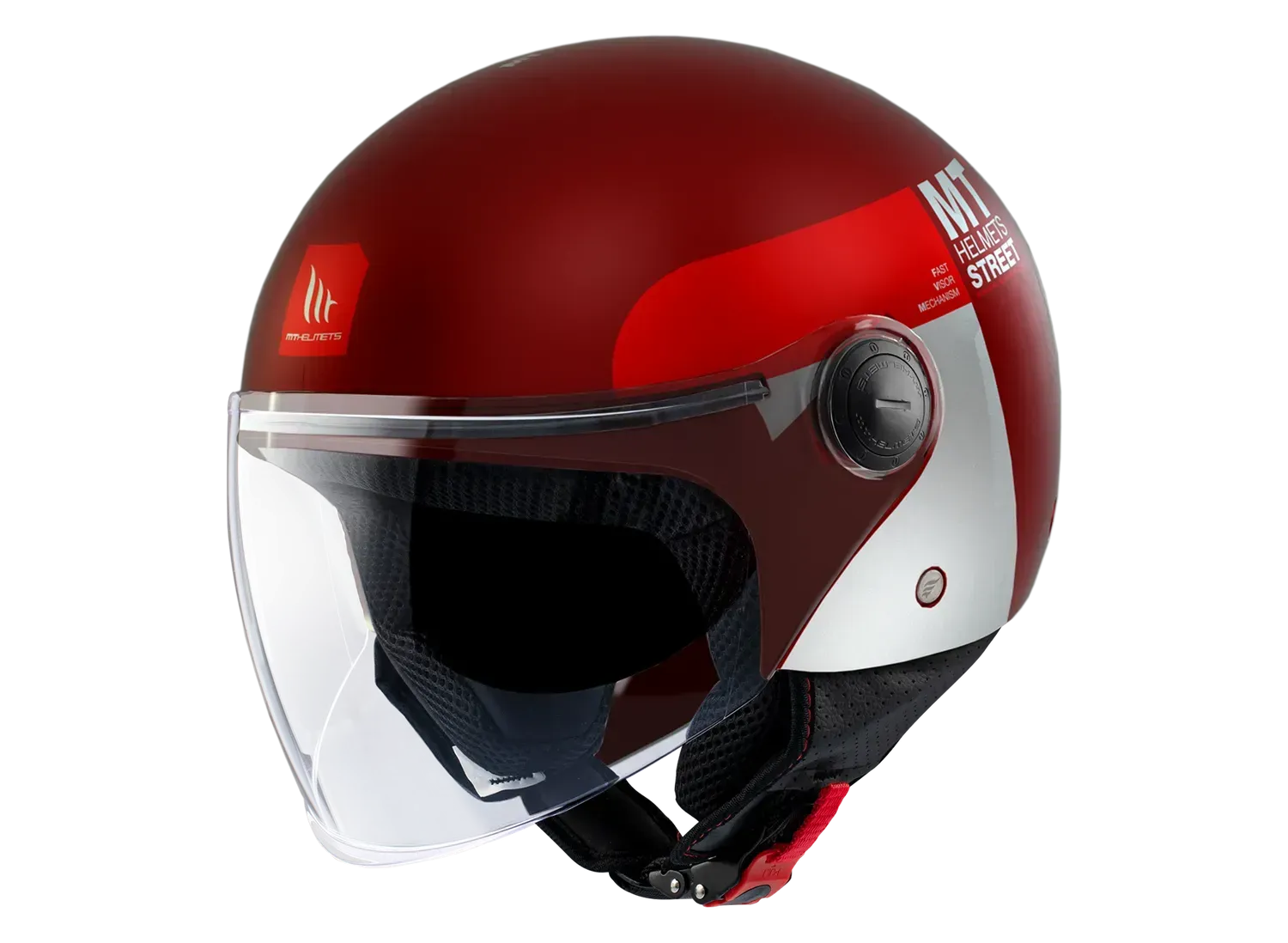 Мотошолом MT STREET S Inboard C5 Matt ECE2206 XS