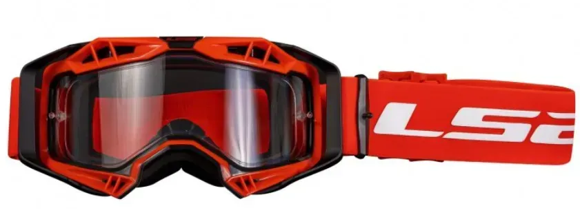 Маска кросова LS2 AURA Enduro Red +Pinlock