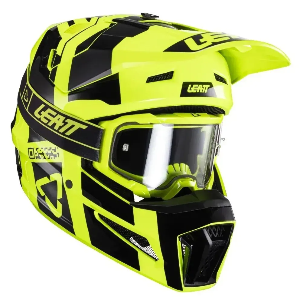 Мотошолом LEATT Moto 3.5 Helmet + Goggle Citrus XL