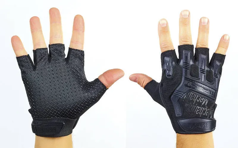 Моторукавички Mechanix Mpact 3 без пальців Black L(р)