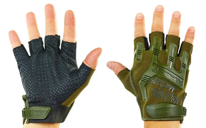 Моторукавички Mechanix Mpact 3 без пальців Khaki L(р)