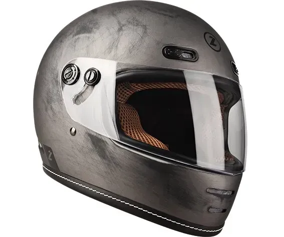 Мотошолом LAZER OROSHI Cafe Racer Matt Alu Brushed L