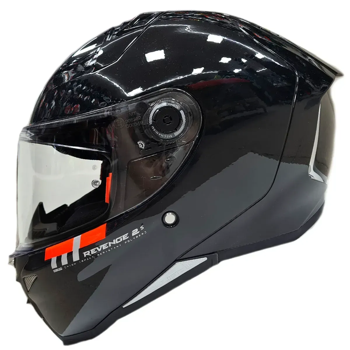 Мотошолом MT Revenge 2 S Solid Gloss Black ECE2206 L