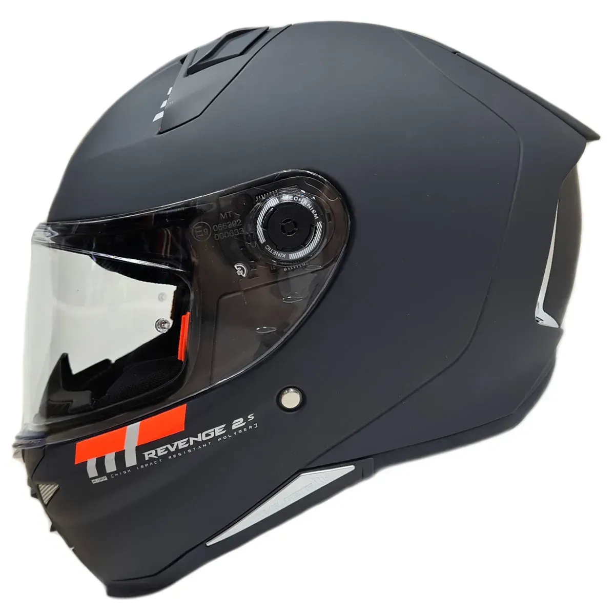Мотошолом MT Revenge 2 S Solid Matt Black ECE2206 L