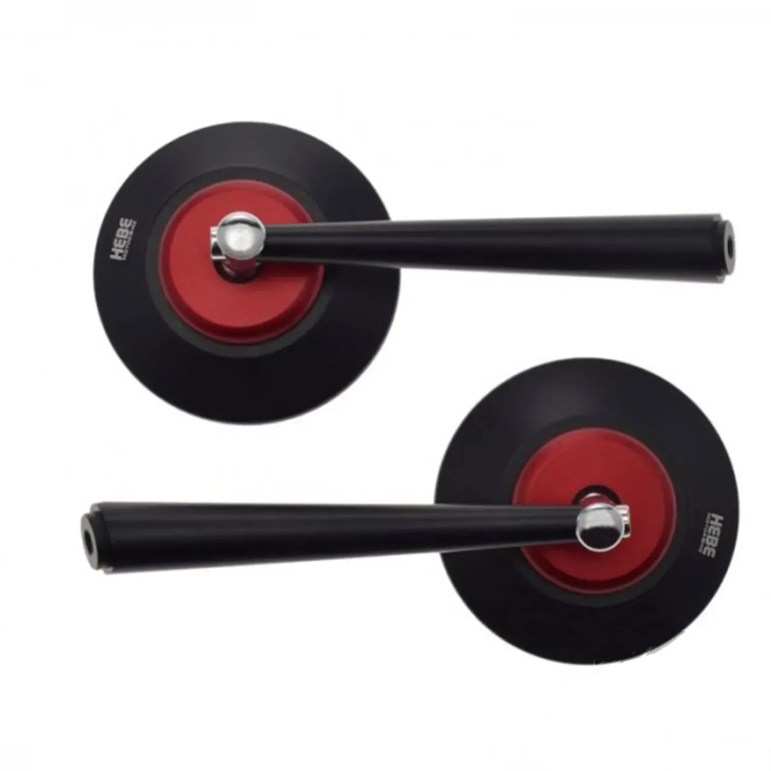 Дзеркала круглі Hebe Black-Red LM0054