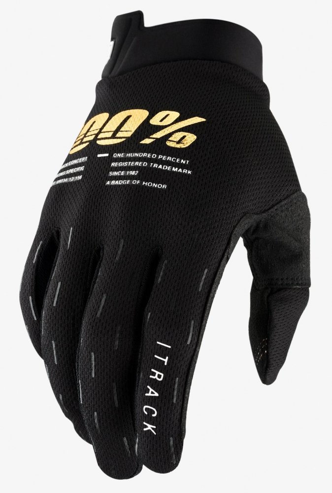 Перчатки 100% iTRACK Glove [Black], S (8)