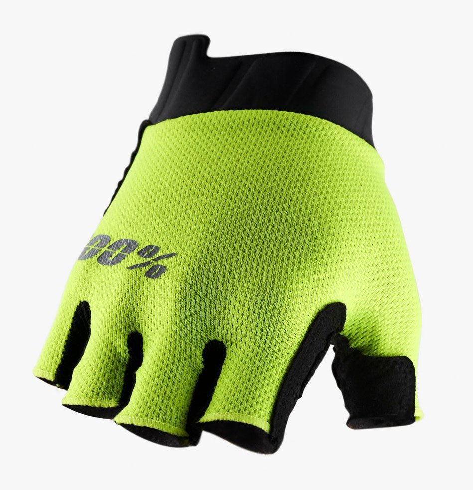 Перчатки Ride 100% EXCEEDA GEL Short Glove [Fluo Yellow], S (8)