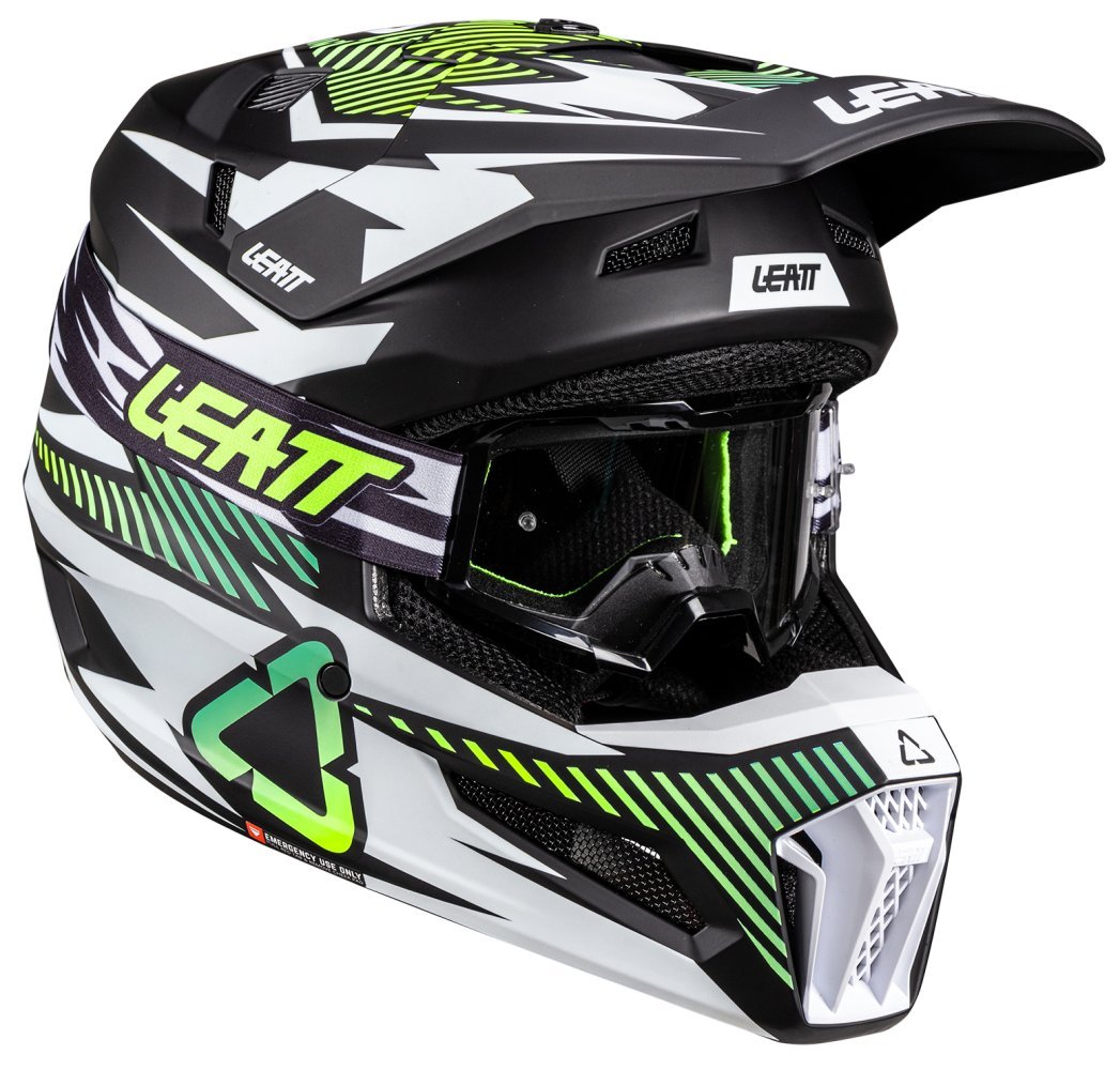 Шолом LEATT Moto 3.5 Helmet + Goggle [Storm Teal]
