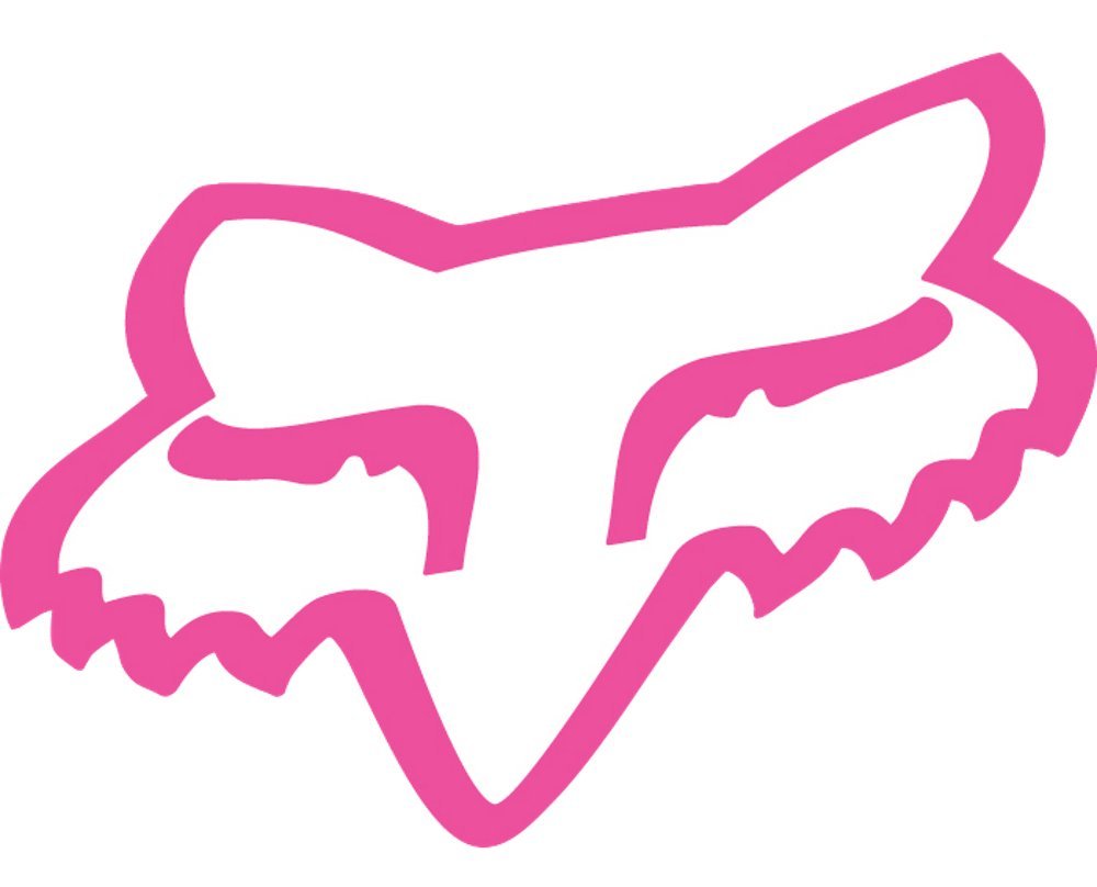 Наліпка FOX HEAD 4" [Pink]