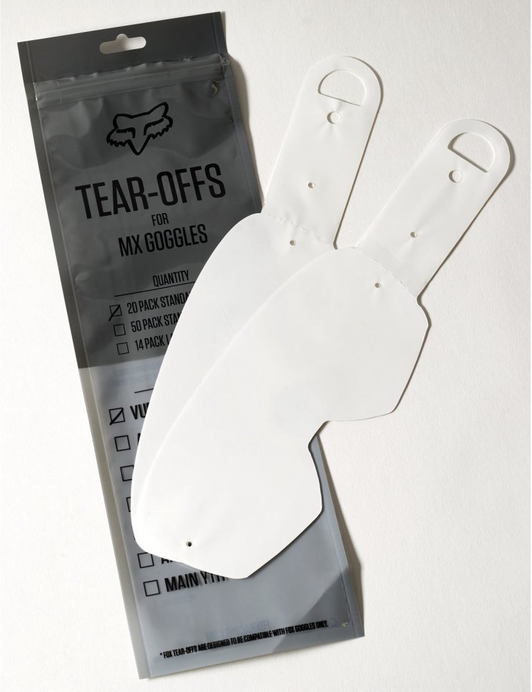 Зривки FOX VUE Laminated Tear-Offs - 14 pack, No Size