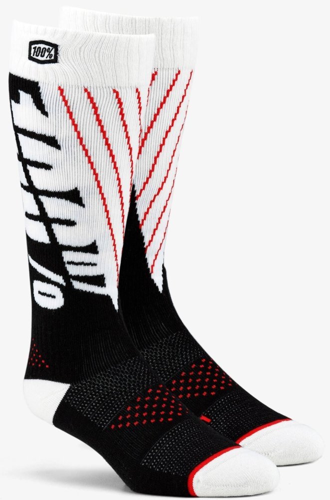 Шкарпетки 100% TORQUE Sock [Black/White], S/M