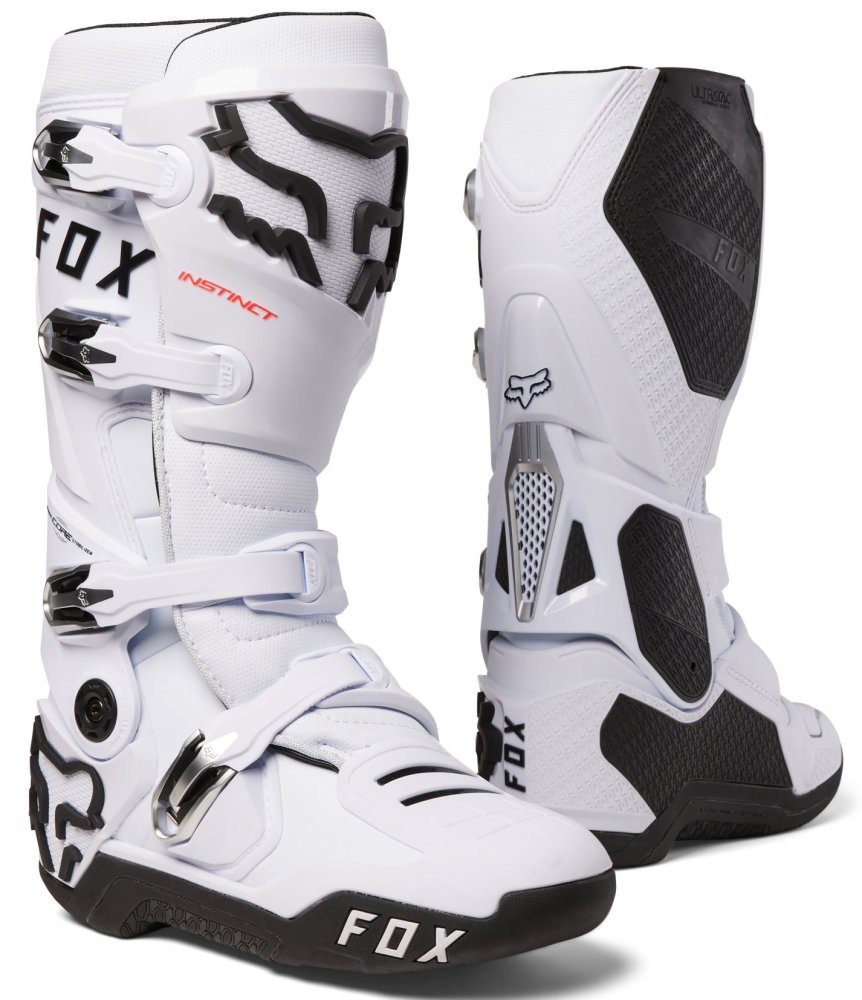 Мотоботи FOX INSTINCT Boot [White], 10.5