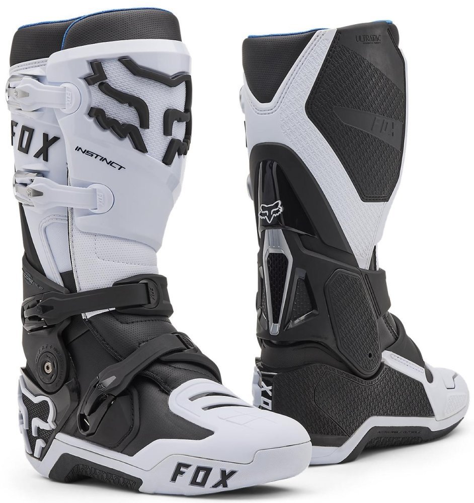 Мотоботи FOX INSTINCT Boot [Black/White], 9.5