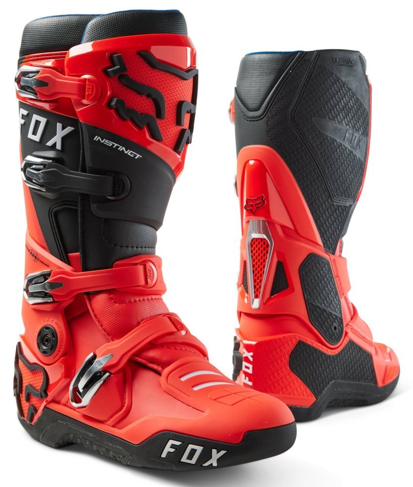 Мотоботи FOX INSTINCT Boot [Flo Red], 9.5