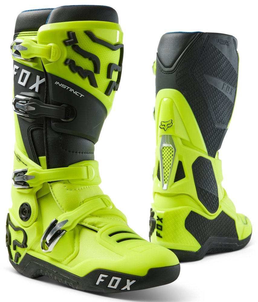 Мотоботи FOX INSTINCT Boot [Flo Yellow], 10.5