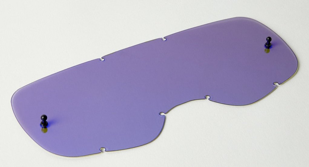 Лінза FOX AIRSPACE/MAIN (Gen.2) Lens [Chrome Blue], Mirror Blue Lens