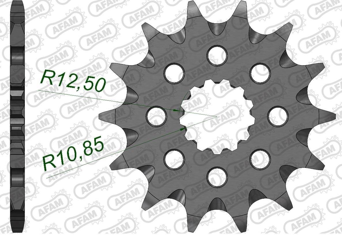 Зірка AFAM 520 Grooved Sprocket - Yamaha, 13z