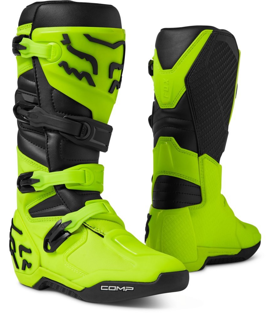 Мотоботи FOX COMP Boot [Flo Yellow], 11.5