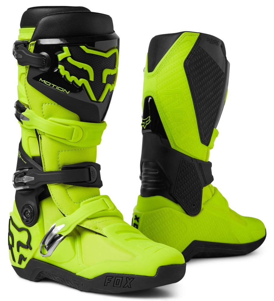 Мотоботи FOX MOTION Boot [Flo Yellow], 10.5