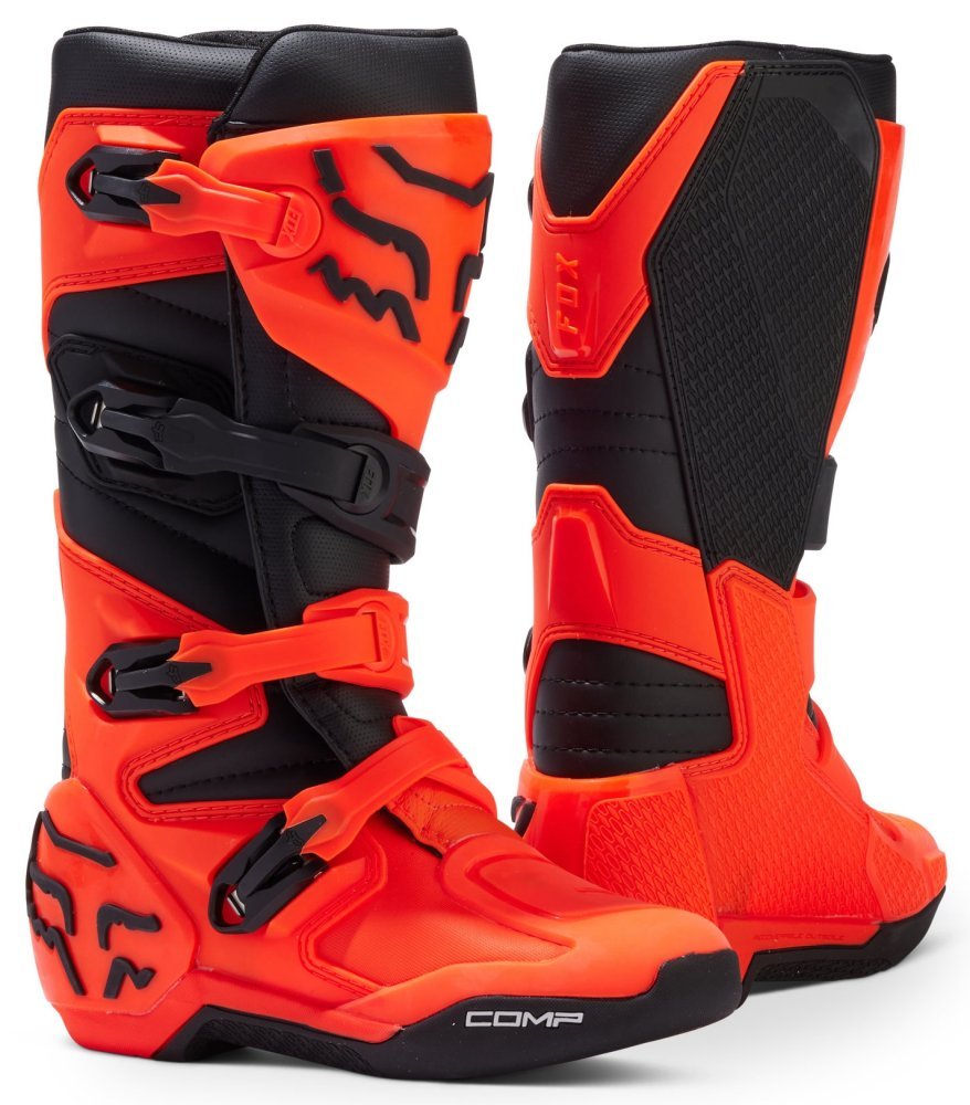 Мотоботи FOX COMP Youth Boot [Flo Orange], 1