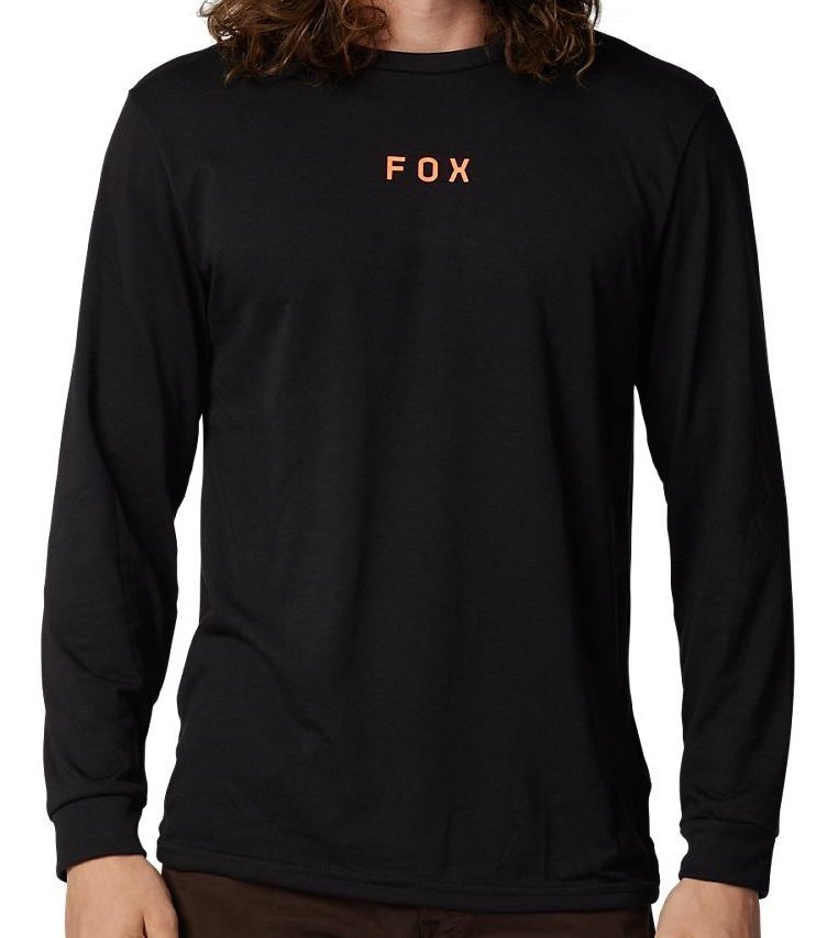 Футболка FOX TECH Long Sleeve Tee - MAGNETIC [Black]