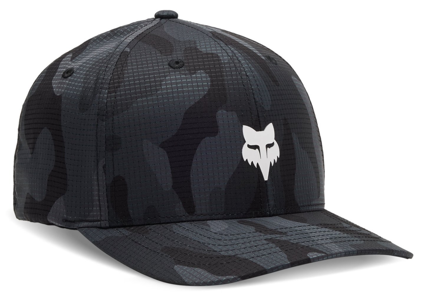 Кепка FOX TECH FlexFit Hat - CAMO [Black], S/M