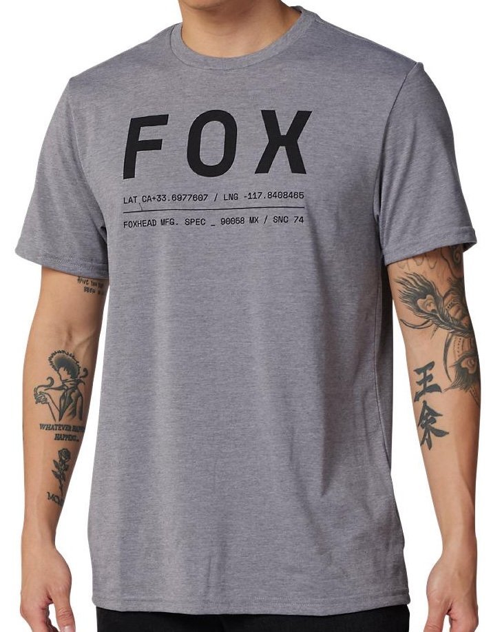 Футболка FOX TECH Short Sleeve Tee - NON STOP [Graphite]