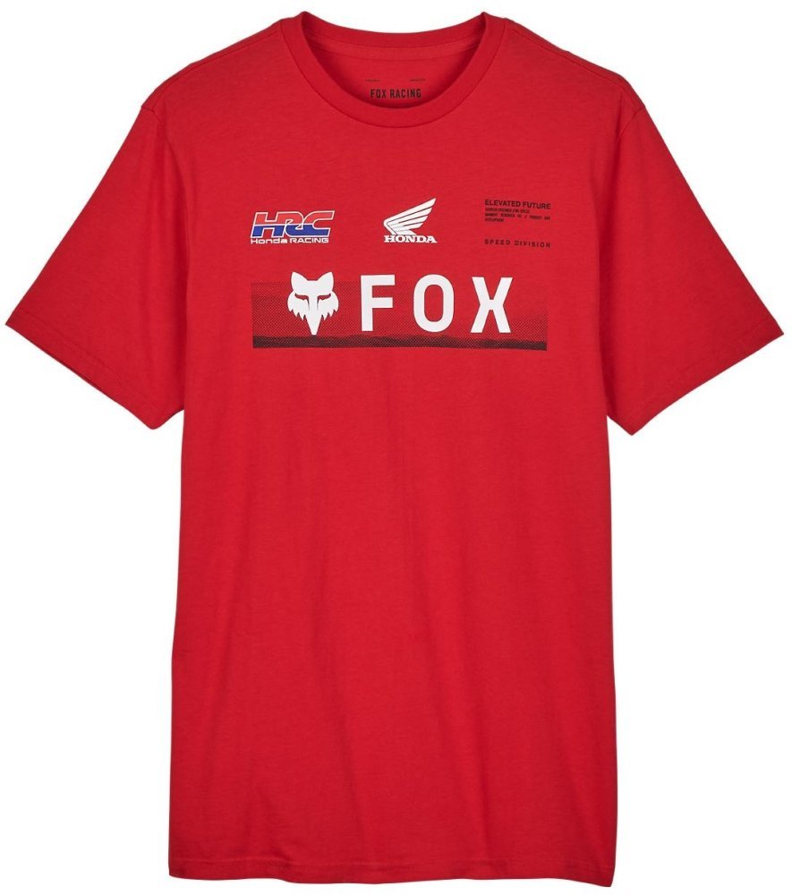 Футболка FOX PREMIUM Short Sleeve Tee - HONDA® [Flame Red]