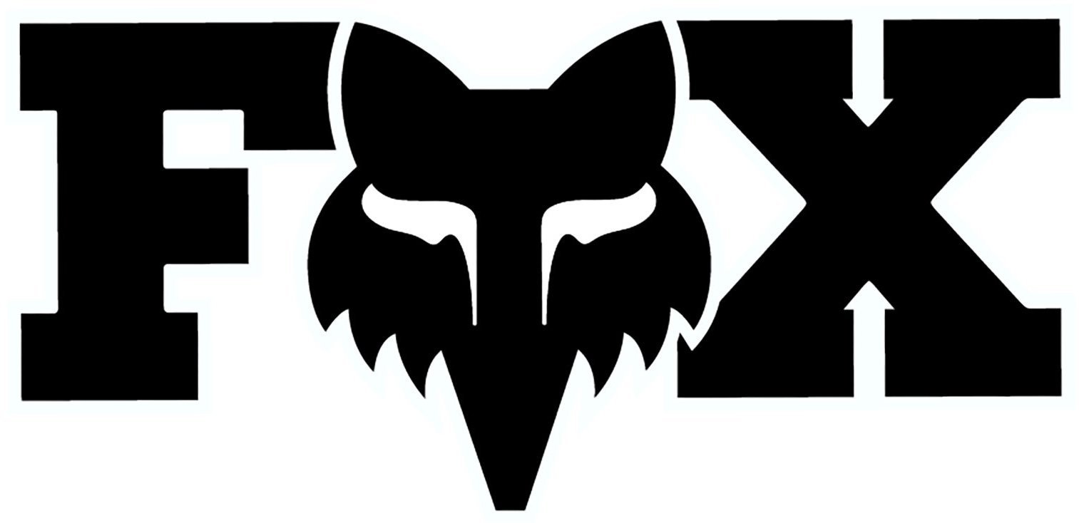 Наліпка FOX F-HEAD 7" [Black]