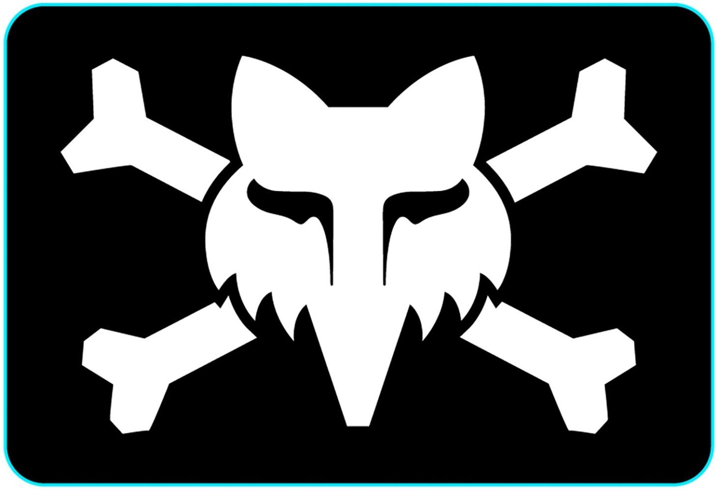Наліпка FOX VICTORY 3" [Black]