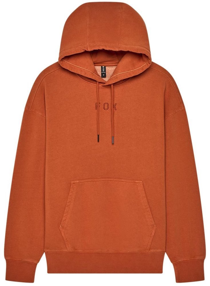 Толстовка FOX Oversize Hoodie - WORDMARK [Brown]
