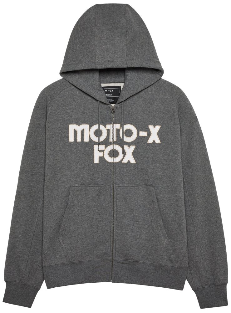 Толстовка FOX Oversize Zip Hoodie - MOTO-X [Graphite]